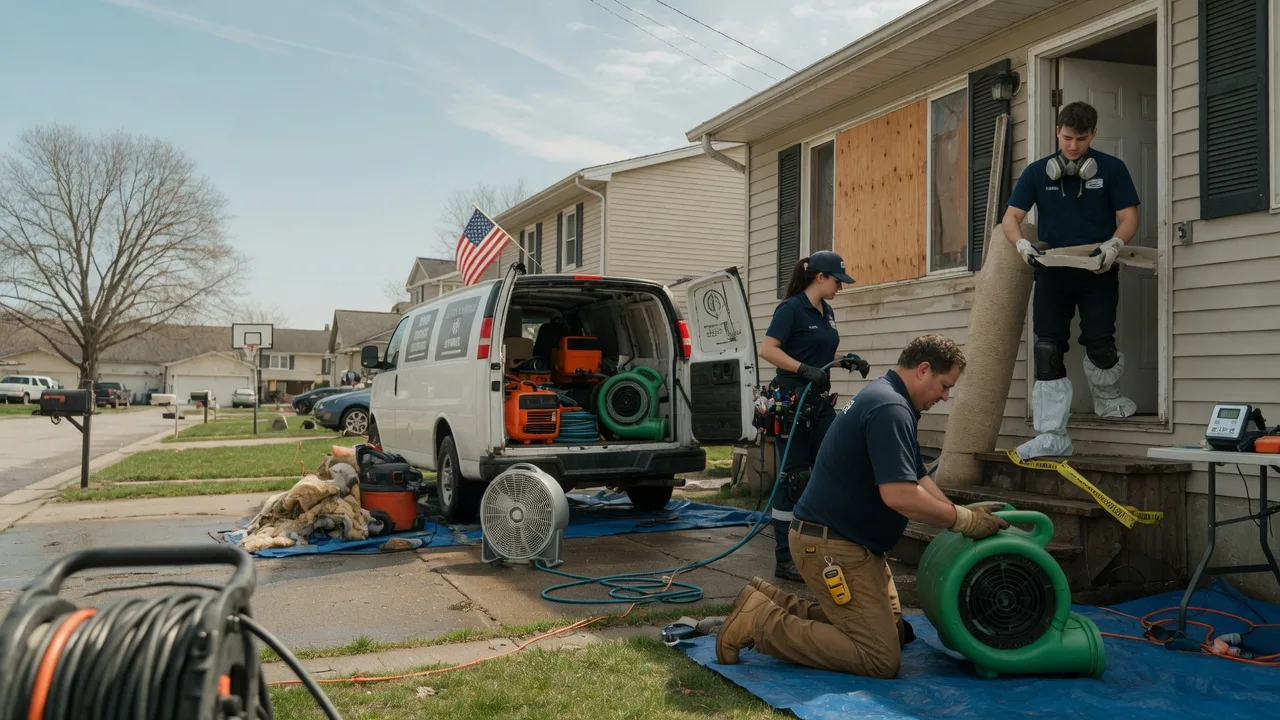 Water Damage Restoration in Coats, KS near me